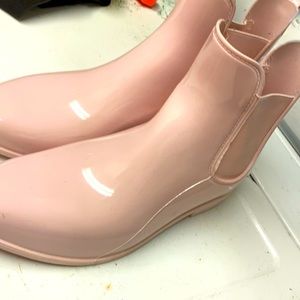 Color: pink | Type: rain boots | Size: 10 | Condition: Good (used) |